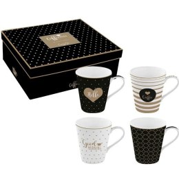 Kubki porcelanowe Caffee 300ml 4szt