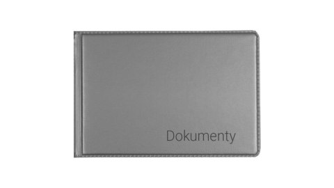Okładka na dokumenty małe silver