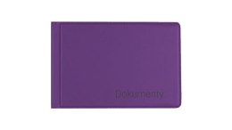 Okładka na dokumenty małe violet