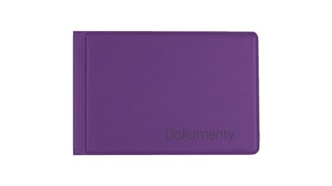 Okładka na dokumenty małe violet