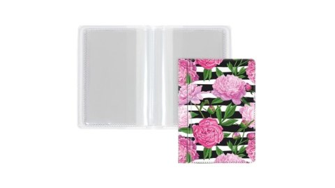 Okładka na dokumenty mini peony