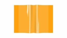 Okładka zeszytowa A4 PVC neon pomarańczowy (10szt)