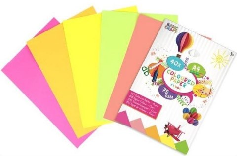 Papier kolorowy fluorescencyjny A4/40K