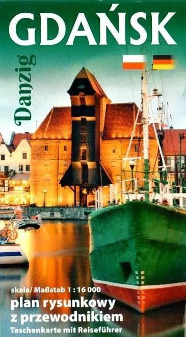 Plan kieszonkowy rysunkowy Gdańsk