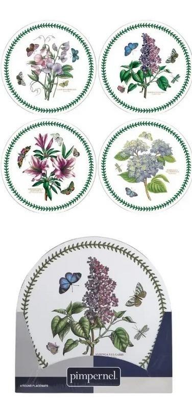Podkładki okrągłe Ogród Botaniczny 31cm 4szt