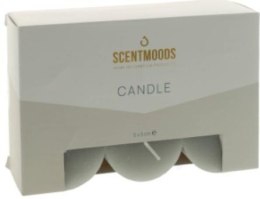 Rustykalna świeca w kolorze Grey 5x5cm 6szt