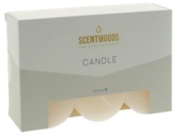 Rustykalna świeca w kolorze Ivory 5x5cm 6szt