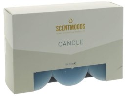 Rustykalna świeca w kolorze Ocean 5x5cm 6szt