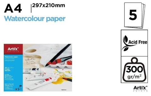 Blok do akwareli A4/5K 300g