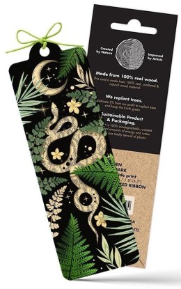 Zakładka drewniana Kosmiczny rok zielony