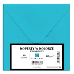 Koperty KW niebieskie 10szt