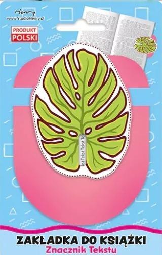 Zakładka znacznik - Liść monstery