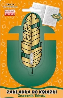 Zakładka znacznik - Pióro boho