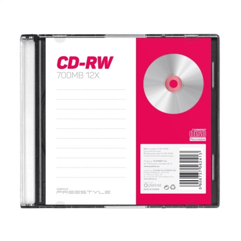 FREESTYLE CD-RW 700MB 12X SLIM CASE*10 [56242]