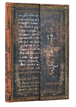 Kalendarz książkowy mini 25/26 18M Michelangelo