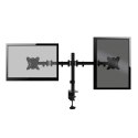 OMEGA MONITOR DESK MOUNT UCHWYT MONITOROWY DOUBLE MAX VESA 100x100 13"-27" 180 DEGREE ROTATE TILT [45064]