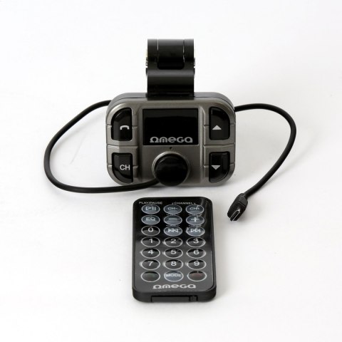 OMEGA TRANSMITER FM LCD USB F28 BLUETOOTH [44169]