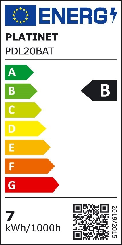 PLATINET DESK LAMP LAMPKA BIURKOWA LED NIGHT LAMP BATTERY 2400MAH WHITE [44894]