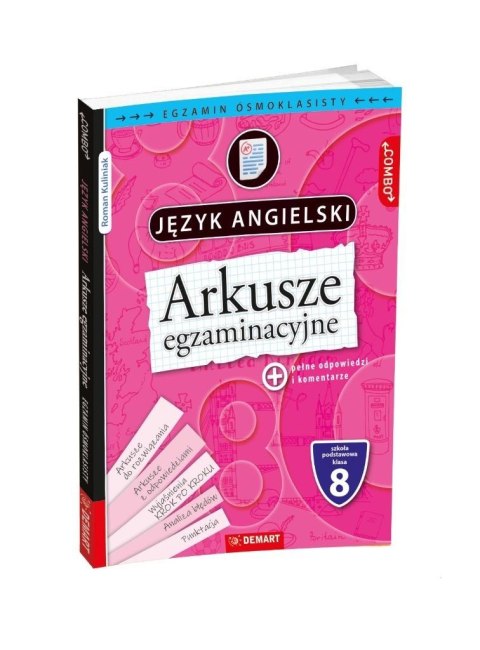 Arkusze egzaminacyjne z j. ang. dla 8-klasisty
