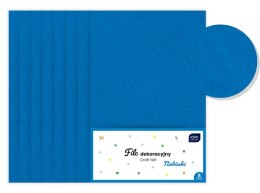 Filc dekoracyjny niebieski 8szt