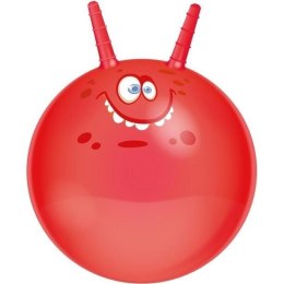 Piłka do skakania z rogami czerwona 45cm