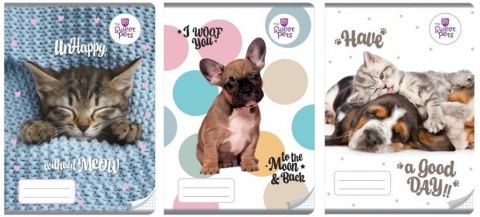 Zeszyt A4/32K kratka The sweet pets (10szt)