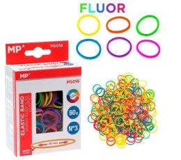 Gumki recepturki kolorowe fluor 30x1,5mm 60g