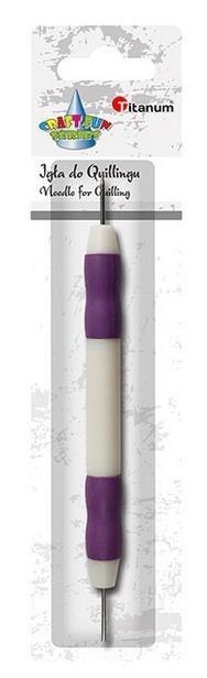 Igła do quillingu podwójna plastikowa