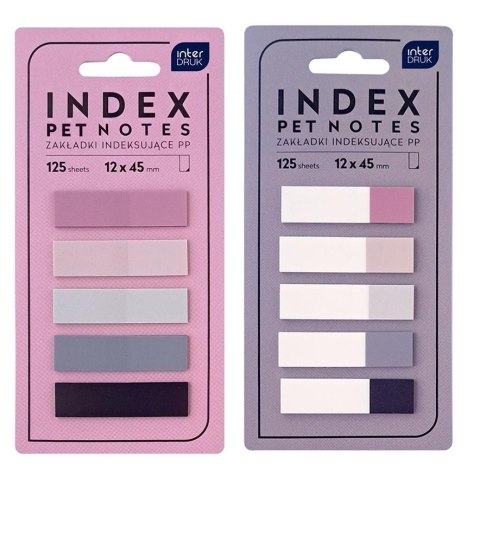 Zakładki indeksujące PP Nude 125szt mix