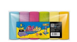 Krepina mini 10x250cm 180g 6 kolorów pastelowych