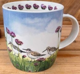 Kubek M88 Ptak biegus i kwiaty