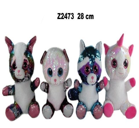 Maskotka Zwierzęta 28cm MIX