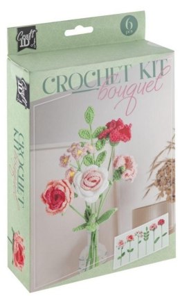 Zestaw do szydełkowania bukiet kwiatów