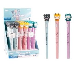 Długopis świecący niebieski 0,7mm (36 szt)