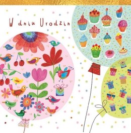 Karnet KW Balony Pattern