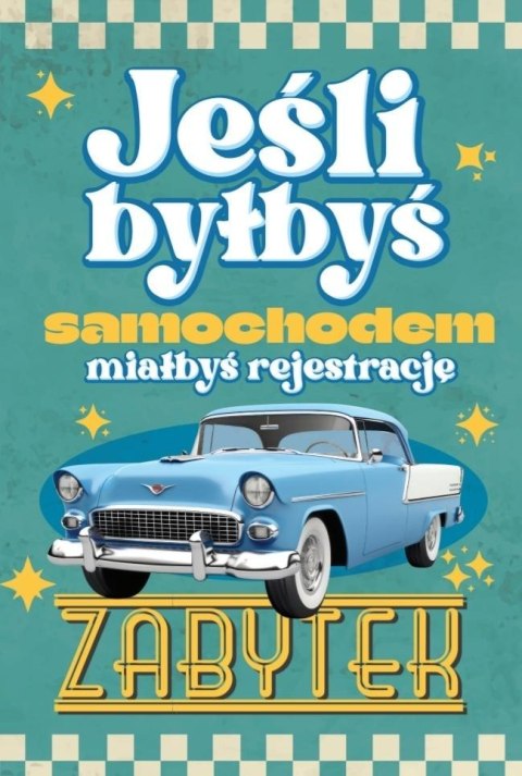 Karnet Urodziny Samochód zabytkowy męski