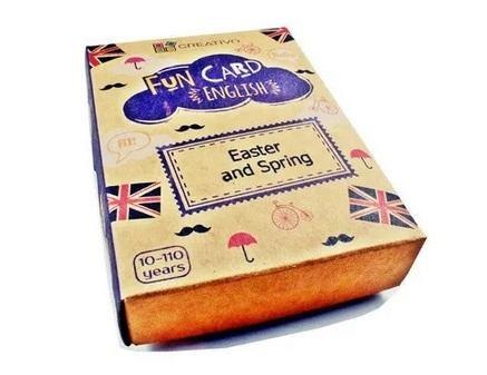 Fun Card English Easter and Spring CREATIVO