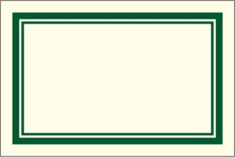 Naklejki dekoracyjne ETK 029 Zielone 6szt ROSSI