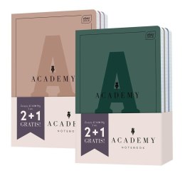 Zeszyt A5/60K kratka Academy 2+1 gratis
