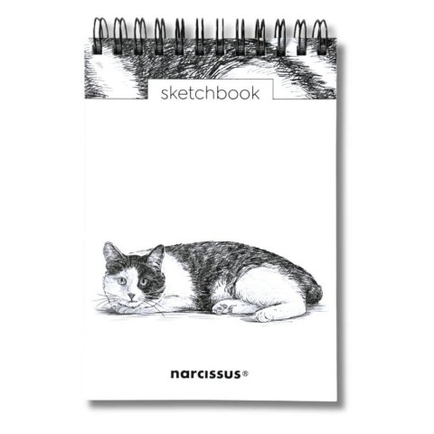 Szkicownik A6/60K na spirali - Kot