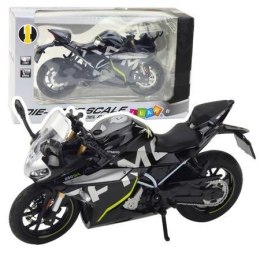 Motocykl metalowy ze światłem i dźwiękiem 1:12