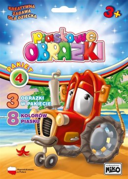 Piaskowe obrazki pakiet 4