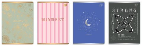 Zeszyt A5/60K kratka Metallic (10szt)