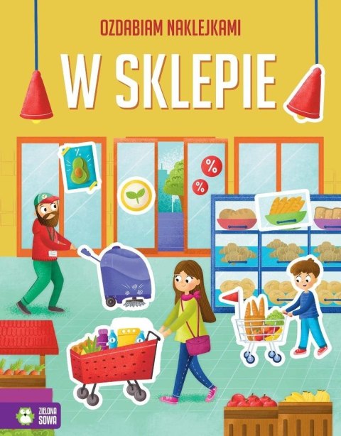 Ozdabiam naklejkami. W sklepie