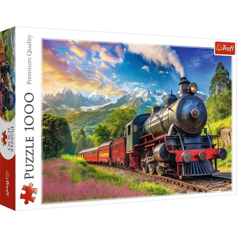 Puzzle 1000 Podróż pociągiem TREFL