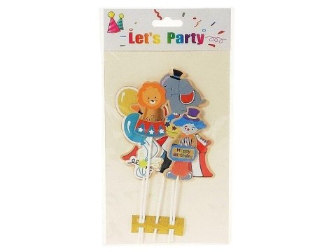 Topper na tort cyrk 29x16cm