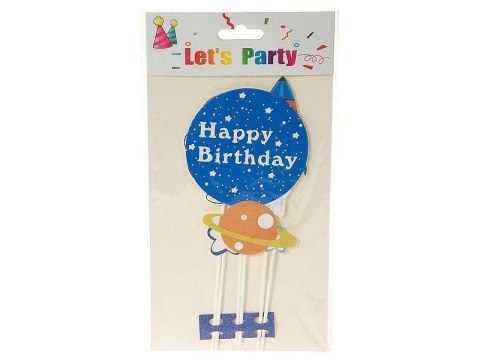 Topper na tort kosmos 29x16cm