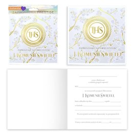 Zaproszenie Komunia 5szt