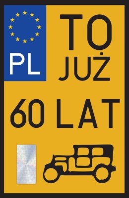 Karnet Urodziny 60 Zabytek