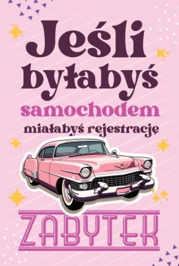 Karnet Urodziny Samochód zabytkowy damski